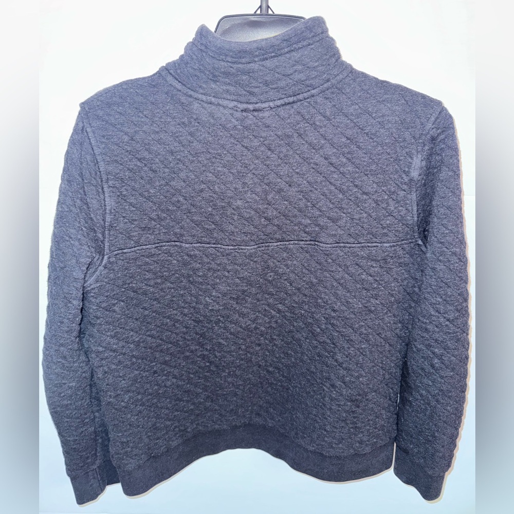 Patagonia Quilted Snap-T Pullover Small Gray Organic Cotton - Picture 3 of 3